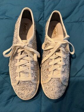 Keds Women's “Boucle” Textured Lace-Up Sneakers, Sz. 8.5